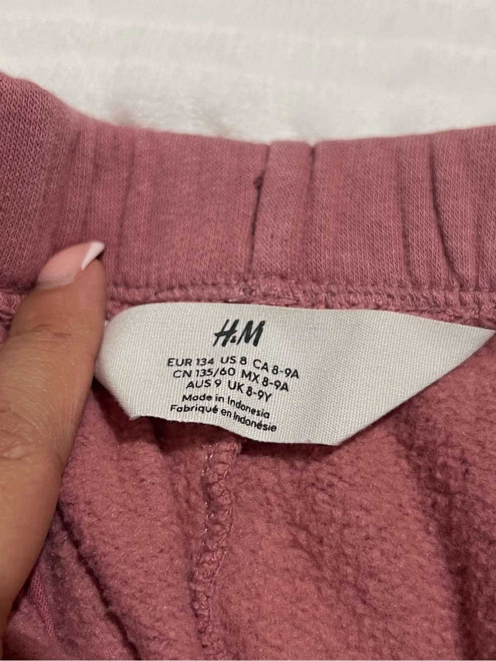 💗 H&M - Kids Cozy Drawstring Sweatpants Joggers - Picture 5 of 9